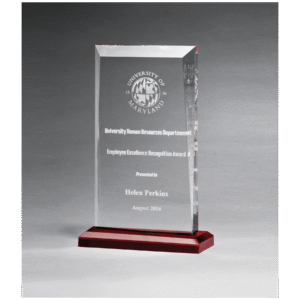 Apex Award Red - 5" x 7 3/4"