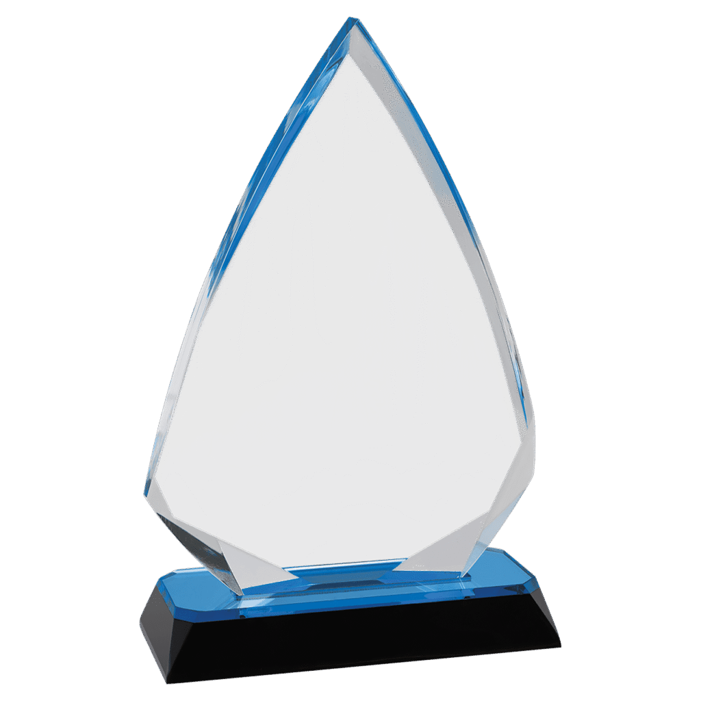 Diamond Arrow Impress Award Blue - 7 3/4"