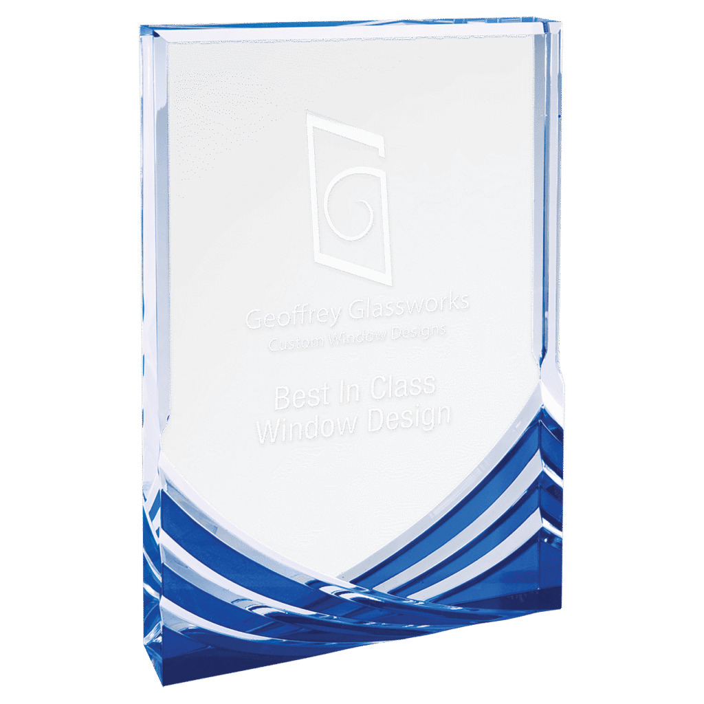 Soaring Rectangle Blue - 6 x 8" 