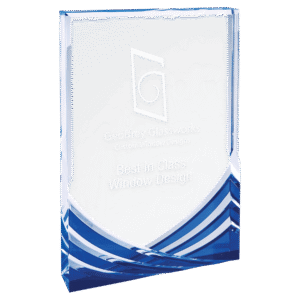 Soaring Rectangle Blue - 6 x 8" 