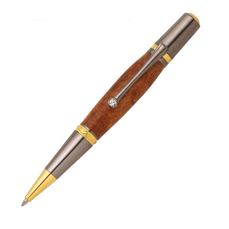 Majestic Squire - 22kt 2-micron Gold / Gun Metal